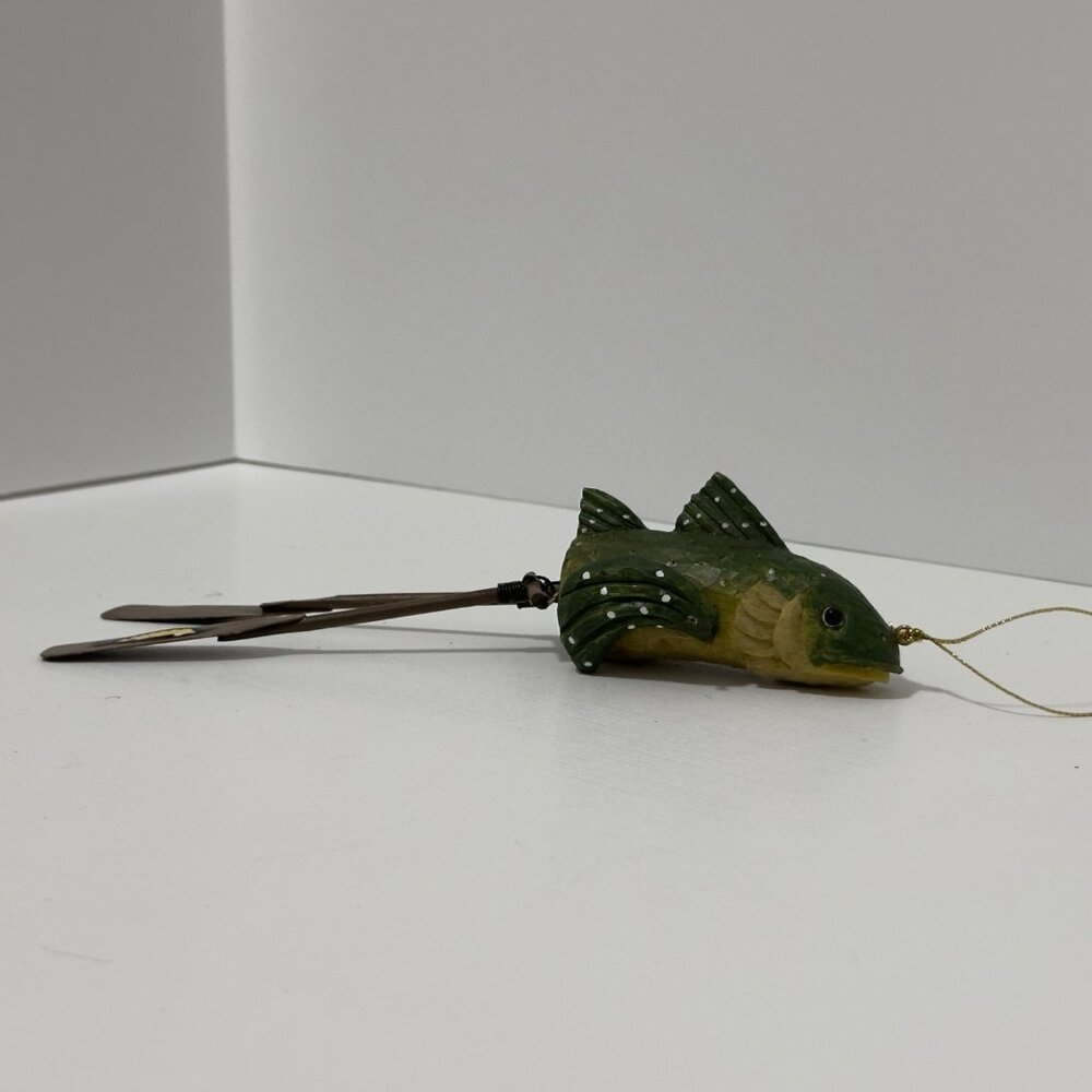 Vintage Fish With Oars Christmas Ornament - Picture 7 of 11